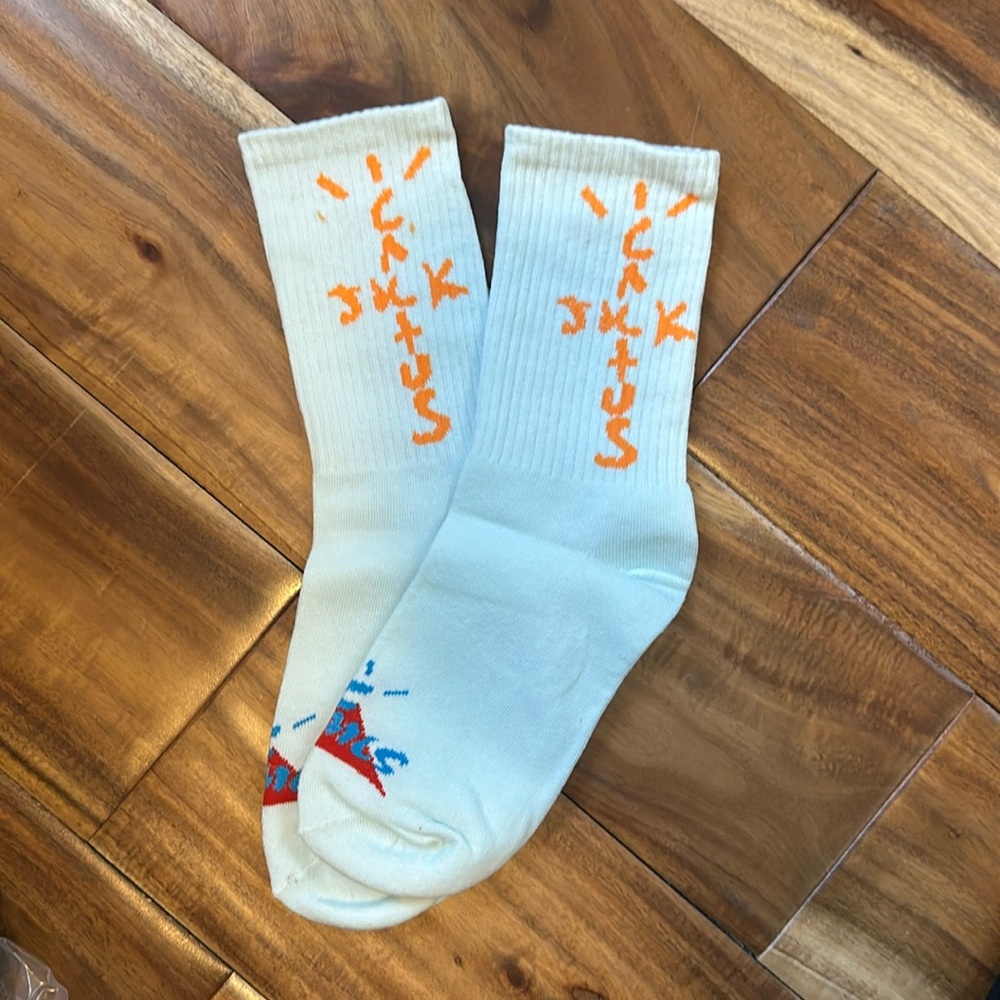 Custom Travis Scott Cactus Jack socks NEW!